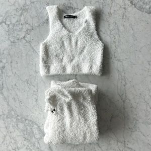 HONEY BUM 2 piece top and bottom set - super plush and cozy